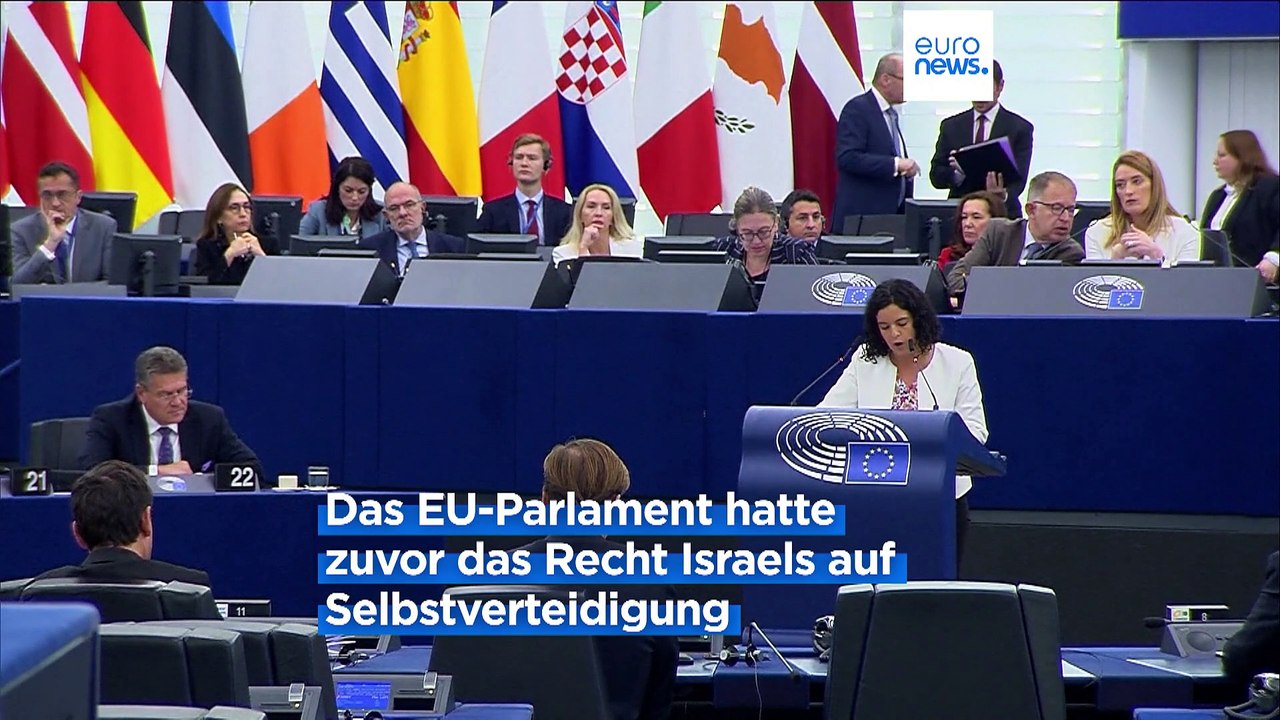 Nahostkrieg: EU-Abgeordnete fordern 'humanitäre Pause'