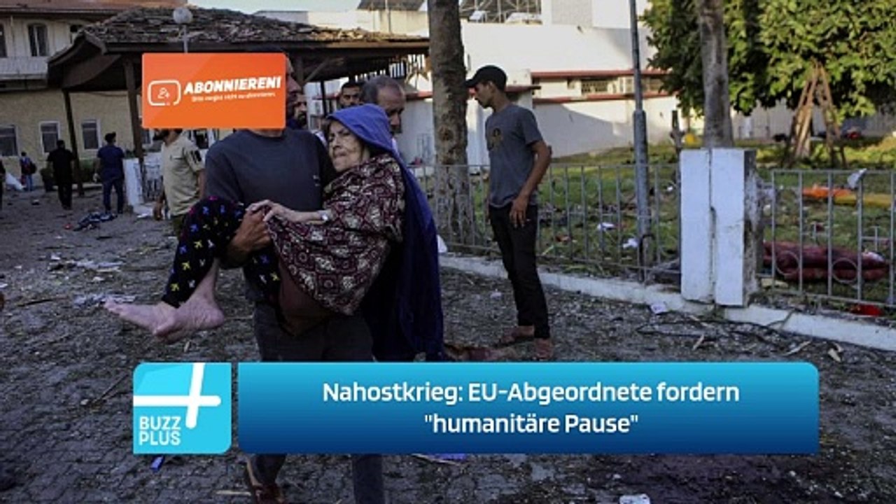 Nahostkrieg: EU-Abgeordnete fordern 'humanitäre Pause'