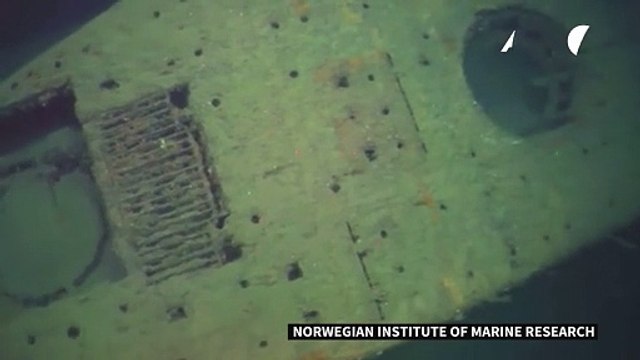 Images thought to show wreckage of British WWII submarine