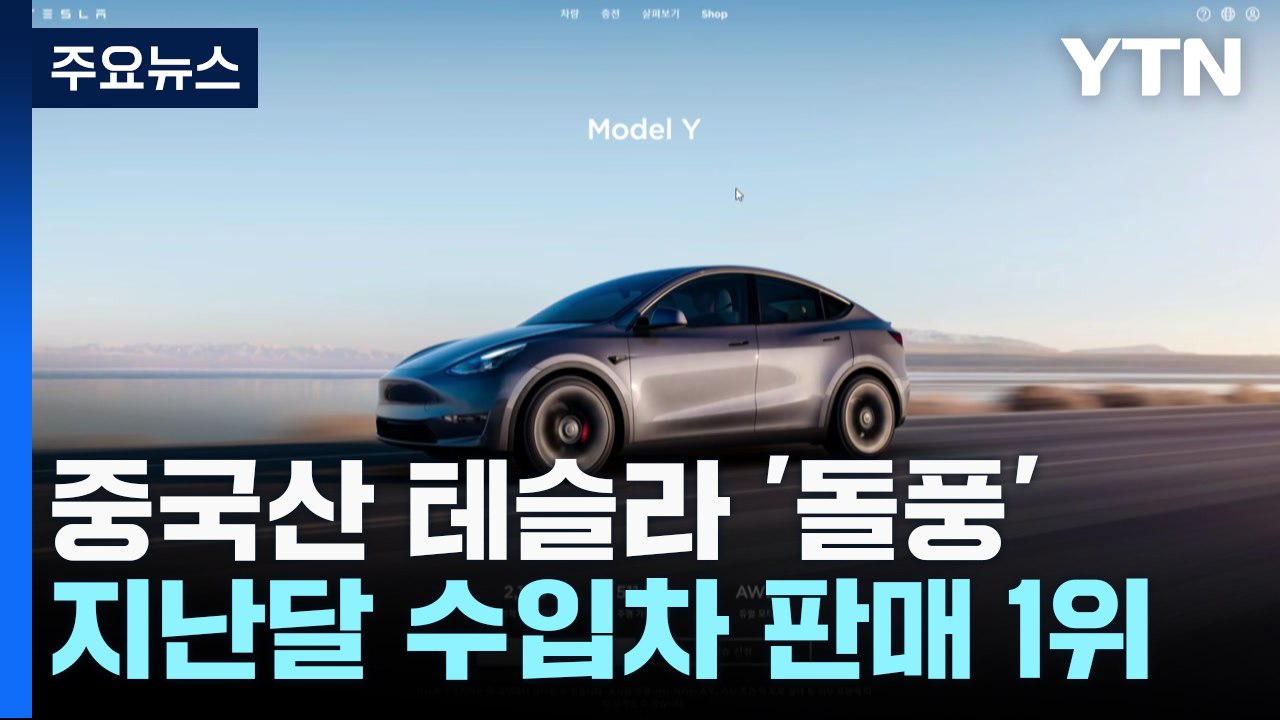 중국산 테슬라 지난달 '돌풍'...국산 전기차 긴장 / YTN