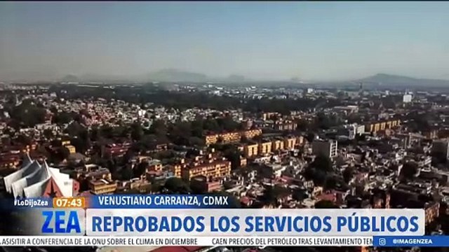 Habitantes de la alcaldía VC reprueban la calIdad de los servicios públicos