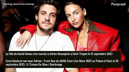 PHOTOS David Ginola : Sa fille Carla mariée, sa robe très près du corps et "unique", nouveaux détails