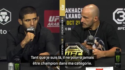 UFC 294 - Makhachev : "Tant que je suis là, Volkanovski ne pourra jamais être champion dans ma catégorie"