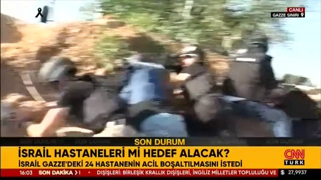 Gazetecilerin bulunduğu bölgeye roket düştü: CNN Türk muhabiri Gazze sınırında ölümden döndü