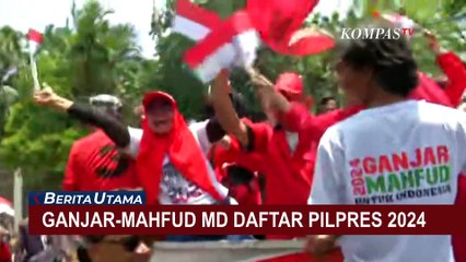 Momen Menarik saat 2 Paslon Daftar ke KPU, Mahfud Ceritakan Kenangan Kemeja Putih di Pilpres 2019