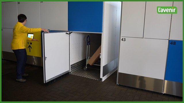 Ikea installe des casiers pour récupérer des meubles en dehors des heures d'ouverture