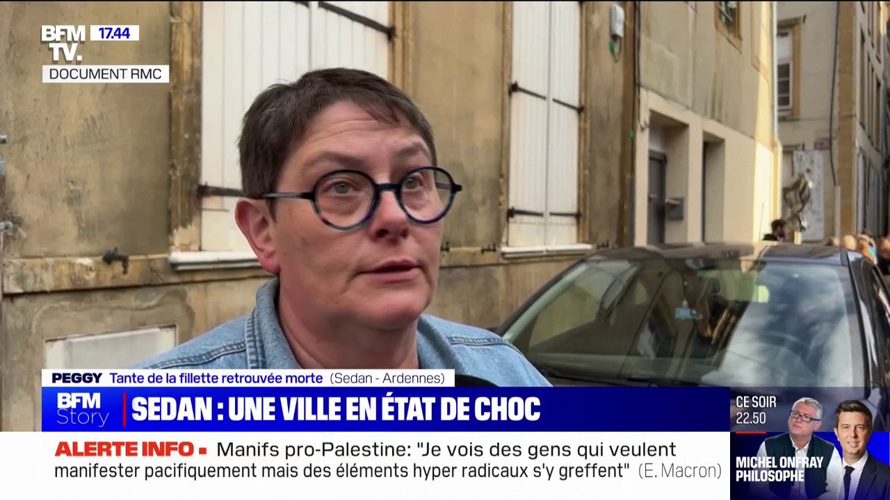 "Une immense colère et une énorme tristesse": La tante de la petite fille de 10 ans retrouvée morte dans la cave d'un immeuble de Sedan témoigne sur BFMTV