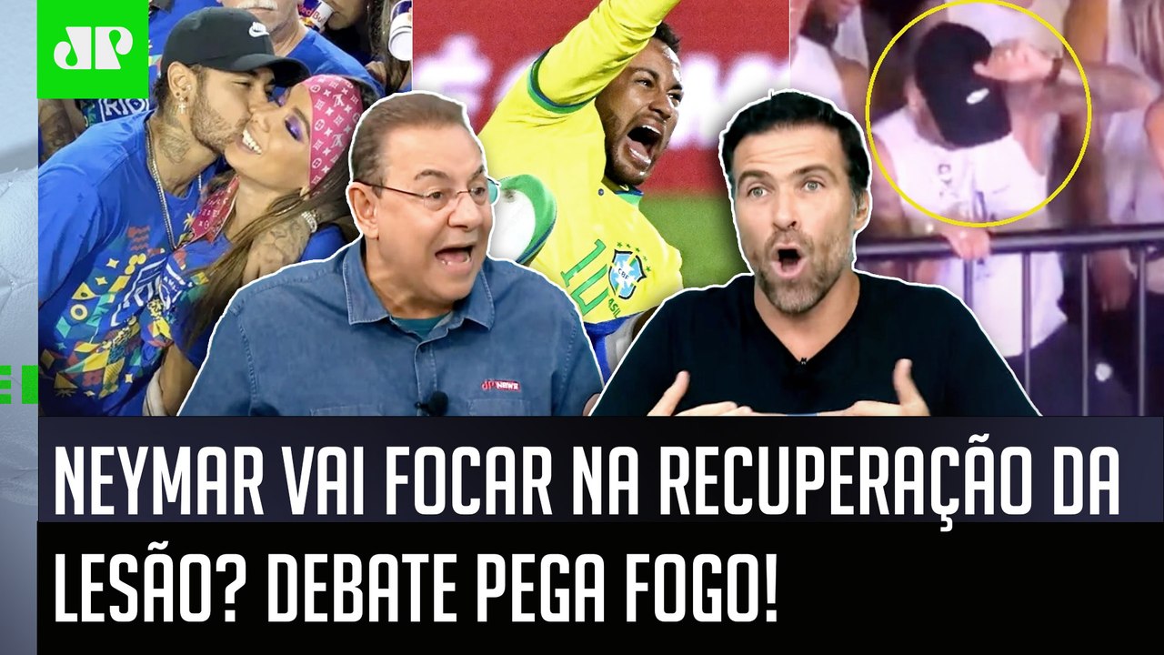 DISCUSSÃO AO VIVO! "O Neymar NÃO FAZ QUESTÃO de SER HIPÓCRITA! Ele..." RECUPERAÇÃO de LESÃO DEBATIDA