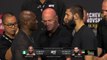 UFC 294 - Le face-à-face plein de tension entre Usman et Chimaev