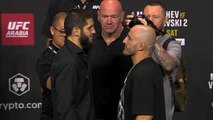 UFC 294 - Beaucoup de respect entre Makhachev et Volkanovski durant leur face-à-face