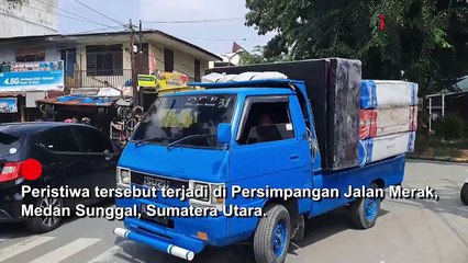 Petugas Dishub Diancam Sajam dan Dianiaya Preman saat Atur Lalu Lintas di Medan