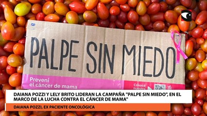 Daiana Pozzi y Lely Brito lideran la campaña Palpe sin miedo, en el marco de la lucha contra el Cáncer de Mama