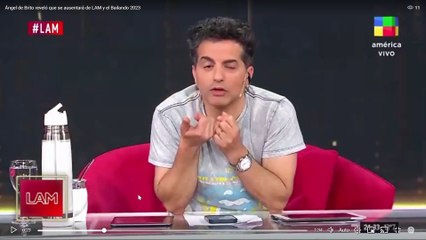 Ángel de Brito, contra Pampita