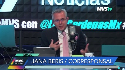 Jana Beris reportando en pleno ataque, el décimo tercer día de la guerra entre Israel y Hamás