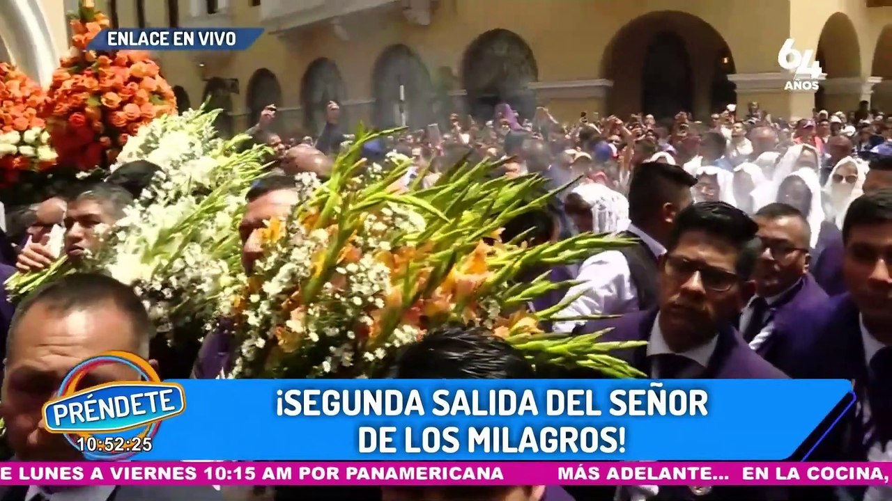 Señor de los Milagros: conozca la ruta y los horarios de la segunda procesión