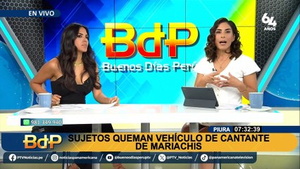 Sujetos queman vehículos de cantante de mariachis y de reina de belleza en Piura