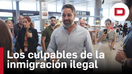 下载视频: Abascal culpa a los Gobiernos y las ONGs de la inmigración ilegal y pide bloquear las rutas marítimas