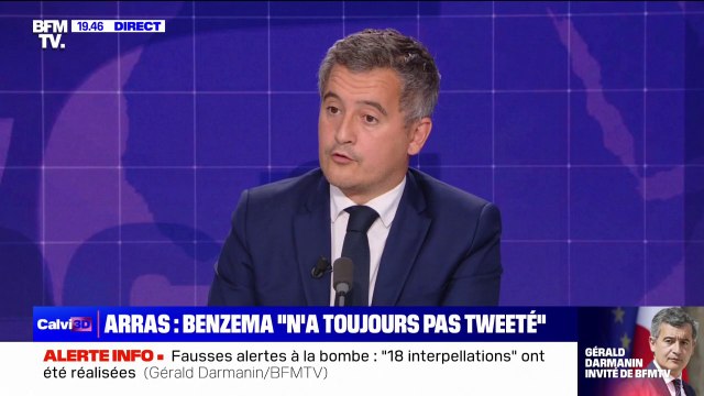 Affaire Karim Benzema: Il faut combattre tous ceux qui utilisent une notoriété extrêmement forte qui pourrissent une partie de notre jeunesse affirme Gérald Darmanin