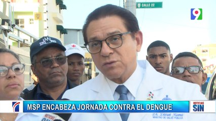 Ministro de Salud Pública encabezó jornada de fumigación contra dengue | Primera Emisión SIN