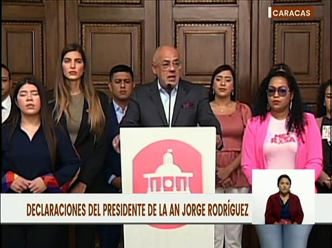 Pdte. AN Jorge Rodríguez: Venezuela exige levantamiento total de las sanciones sin chantaje