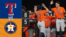 Resumen Astros de Houston vs Rangers de Texas / MLB 18-10-2023