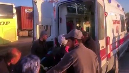 Çankırı'da lastik fabrikasının işçilerini taşıyan 3 otobüs ve 1 minibüsün karıştığı zincirleme kazada 36 kişi yaralandı