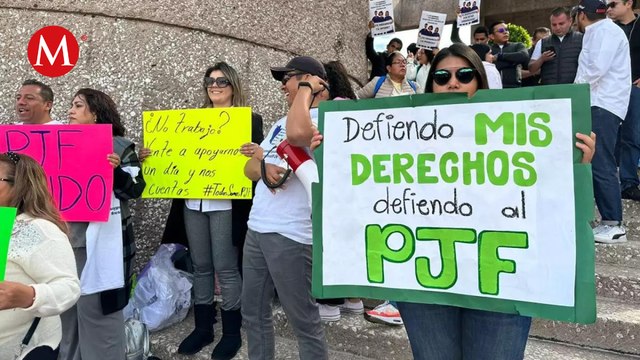 Continúan protestas de trabajadores del Poder Judicial en CdMx; juez ordena no reprimirlos