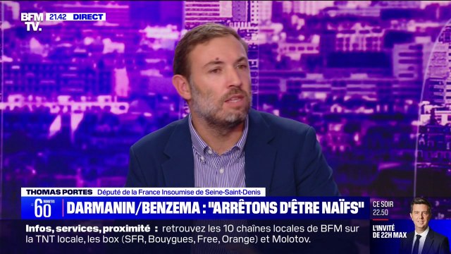 Affaire Benzema: pour Thomas Portes (LFI), Gérald Darmanin entretient une atmosphère raciste dans ce pays
