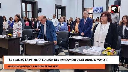 Download Video: Se Realizó La Primera Edición Del Parlamento Del Adulto Mayor