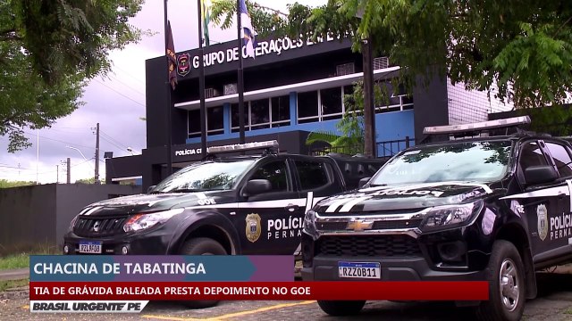 Chacina Tabatinga: tia de grávida baleada presta depoimento no GOE