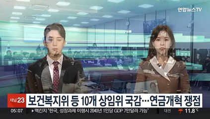보건복지위 등 10개 상임위 국감…연금개혁 쟁점