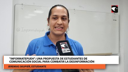 Informatepueh una propuesta de estudiantes de Comunicación Social para combatir la desinformación