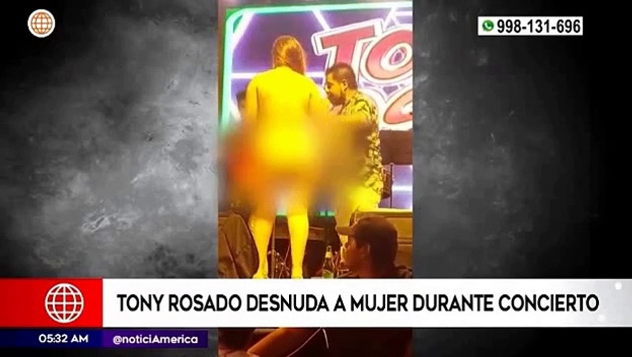 Tony Rosado desnuda a mujer EN VIVO. - Vídeo Dailymotion