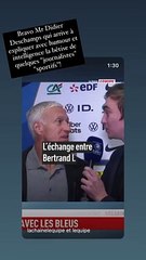 "Bravo Mr Didier Deschamps" salue dans un premier temps l'ancien nageur