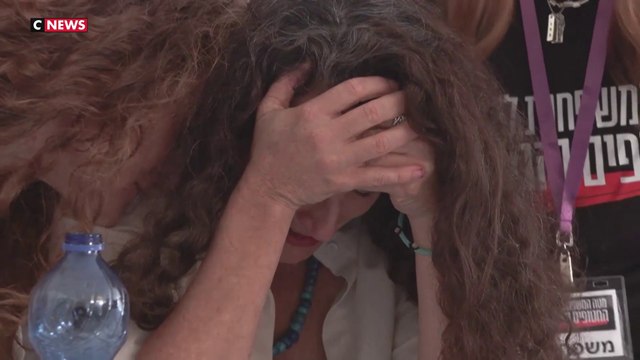 Attaques contre Israël : la conférence de presse des proches des otages