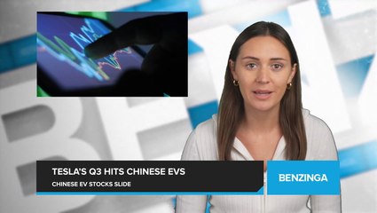 Chinese EV Stocks Tumble as Tesla's Disappointing Q3 Results Shake Market Confidence