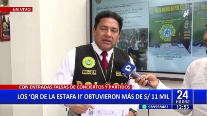 Los “QR de la estafa II” obtuvieron más de 11 mil soles con la venta de estradas falsas