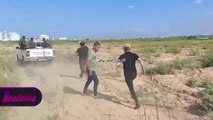Footage of Israeli soldiers captured by Palestinian militants - they were taken to the Gaza Strip