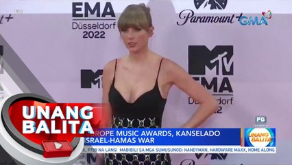 2023 MTV Europe Music Awards, kanselado dahil sa Israel-Hamas war | UB