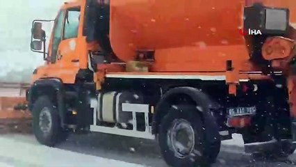 Kar yağışı Karabet Geçidi'nde etkili oluyor