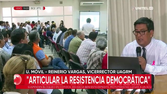 Coordinadora por la Democracia convoca a los cívicos para a instalar una Asamblea de la Cruceñidad