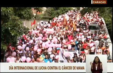 Caracas | Mujeres hacen un llamado a la sensibilización y prevención temprana del Cáncer de Mama