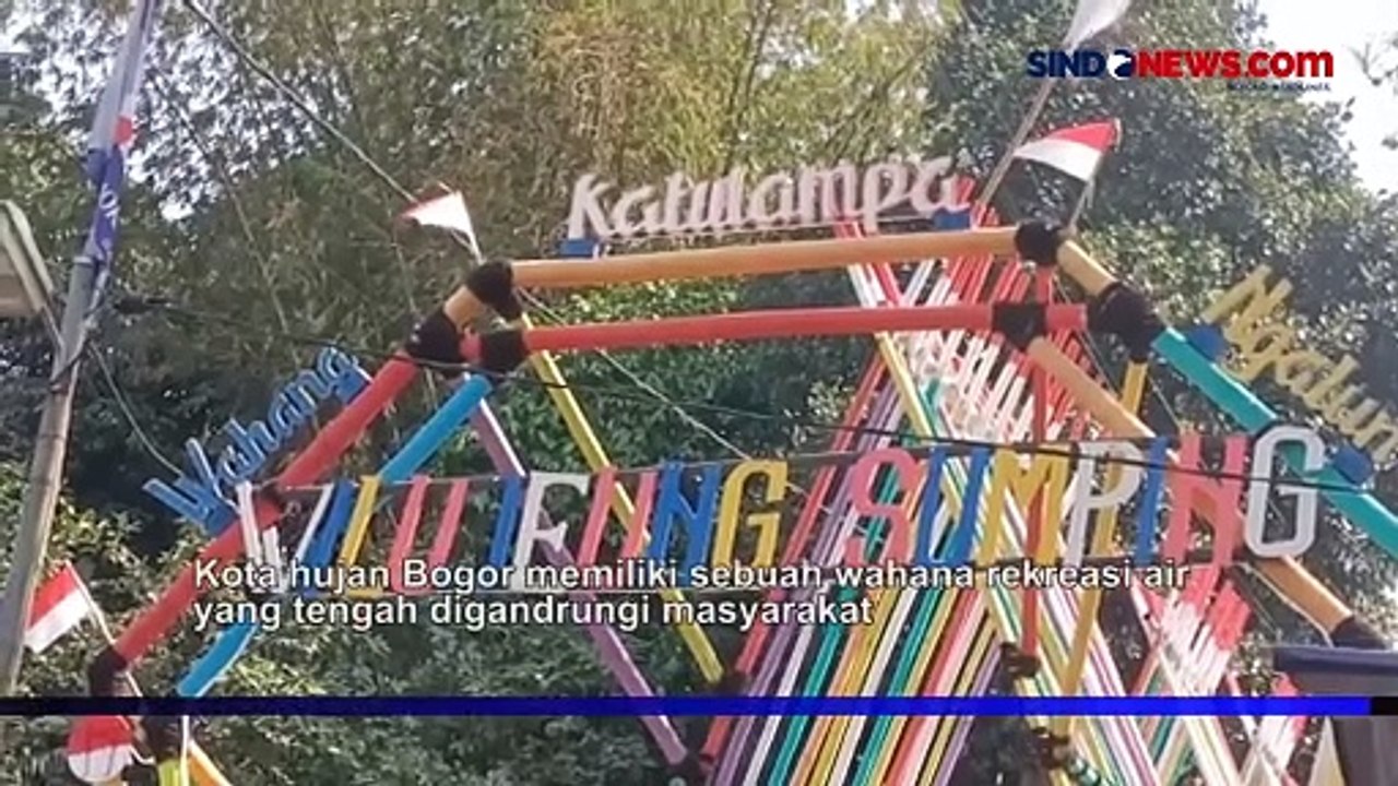 Asiknya Wahana Ngalun Sungai Irigasi Bendung Katulampa, Bogor