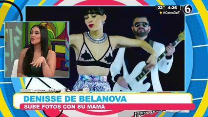 Denisse de 'Belanova' muestra quien es su mamá