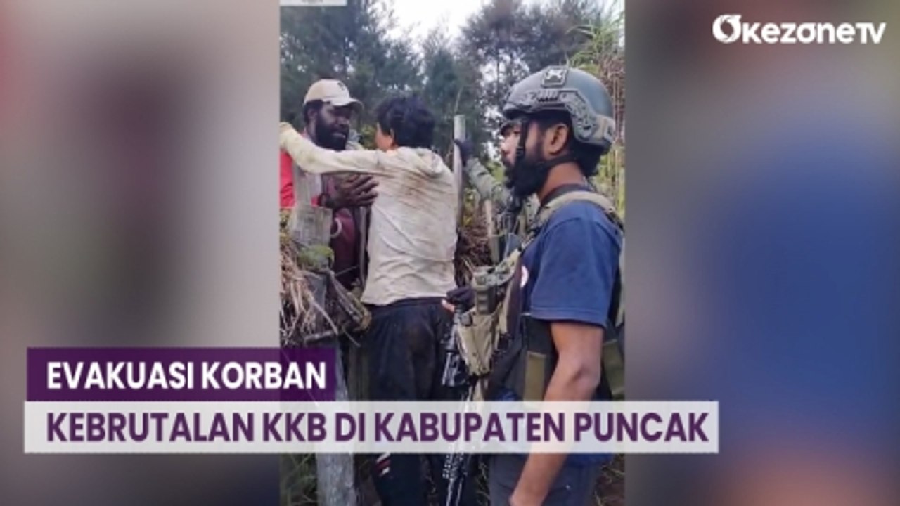 Beredar Video Satgas Damai Cartenz Evakuasi Korban Tewas dan Selamat Serangan KKB di Kabupaten Puncak