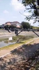 Tampak berbeda, kawasan Taman Pancing saat ini nampak sudah bersih dan tidak ada yang berjualan, Kamis (19/10)