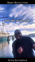 Don’t Quit On Your Goals #dayodman #motivation #neverletgo #holdingon #eeyayyahh