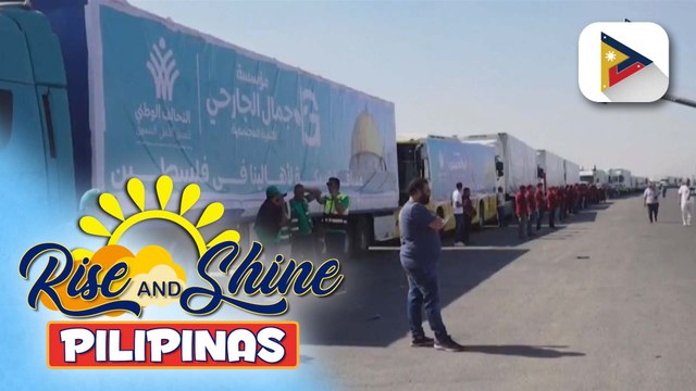 Rafah border, bubuksan na ng Egypt para sa pagpasok ng humanitarian aid sa Gaza Strip