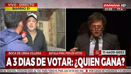 Boca de urna de Crónica: estuvimos en la villa 31 y en la calle Corrientes