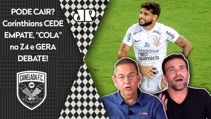 "Cara, o Corinthians tá SÓ A 2 PONTOS do REBAIXAMENTO! NÃO PODIA ter CEDIDO esse 3x3 ao Fluminense!"